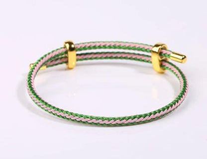 Ethnic Style Round Steel Braid Unisex Bracelets