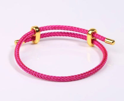 Ethnic Style Round Steel Braid Unisex Bracelets