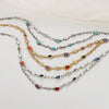 Ethnic Style Simple Style Color Block Alloy Glass Women's Layered Necklaces