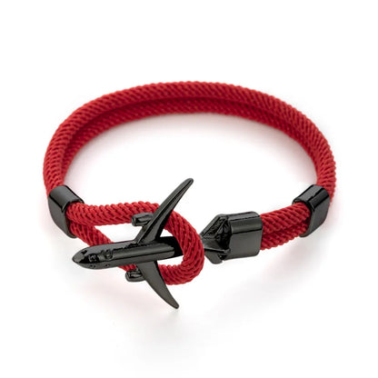 Ethnic Style Solid Color Alloy Rope Men'S Bracelets