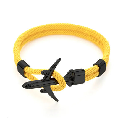 Ethnic Style Solid Color Alloy Rope Men'S Bracelets