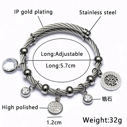 Ethnic Style Star Stainless Steel Hollow Out Artificial Gemstones Bangle 1 Piece