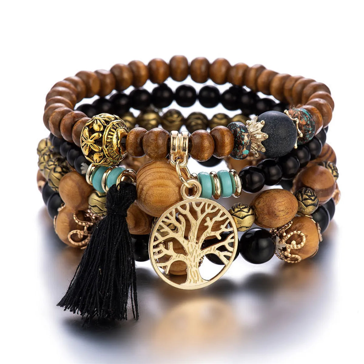 Ethnic Style Tassel Beaded Wholesale Bracelets