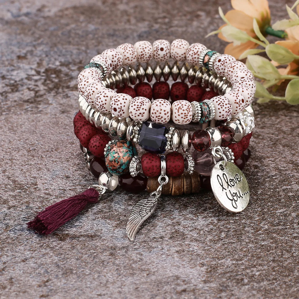 Ethnic Style Tassel Beaded Wholesale Bracelets