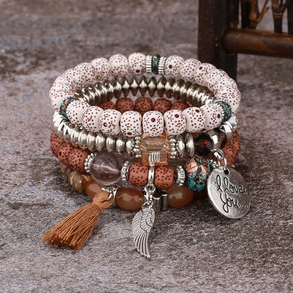 Ethnic Style Tassel Beaded Wholesale Bracelets