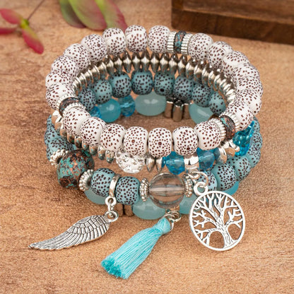 Ethnic Style Tassel Beaded Wholesale Bracelets