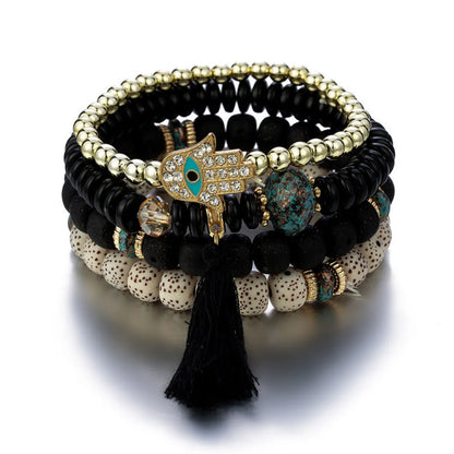 Ethnic Style Tassel Beaded Wholesale Bracelets