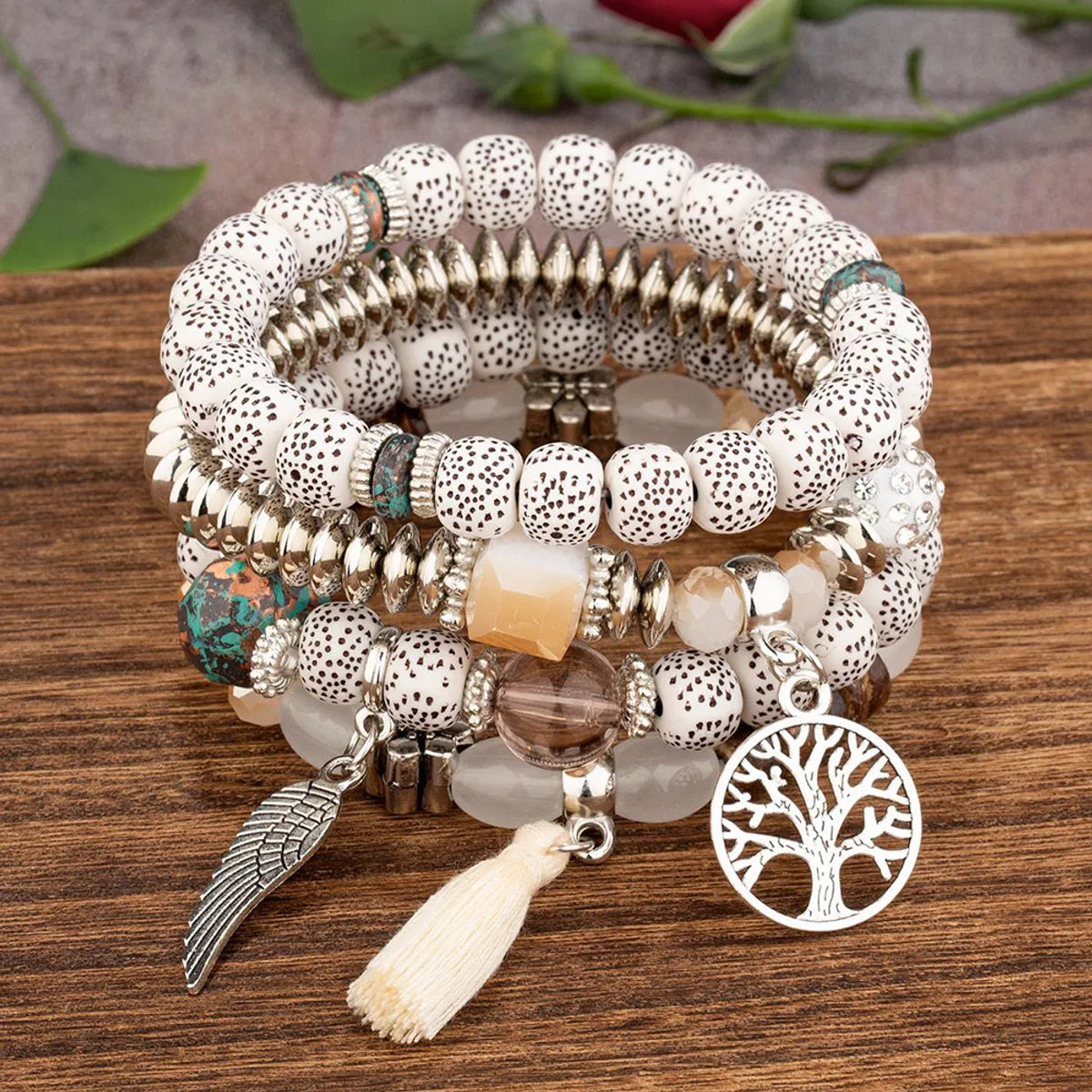 Ethnic Style Tassel Beaded Wholesale Bracelets