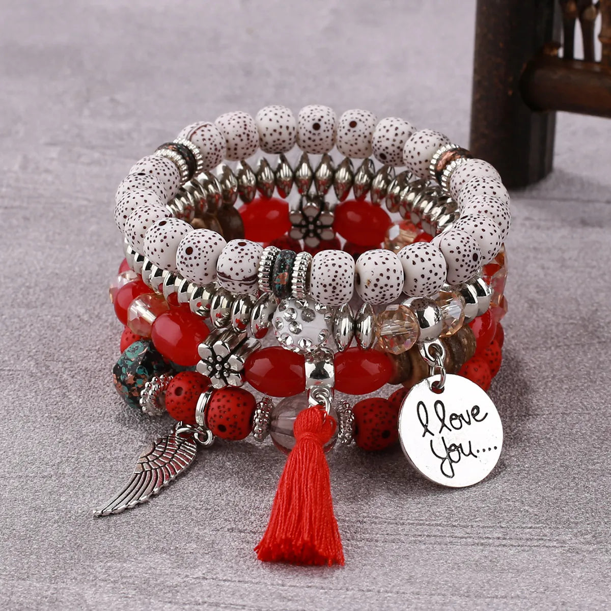 Ethnic Style Tassel Beaded Wholesale Bracelets