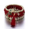 Ethnic Style Tassel Beaded Wholesale Bracelets