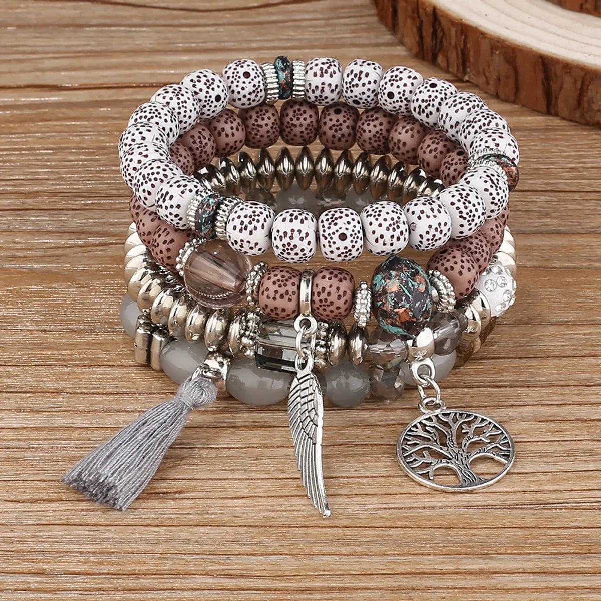 Ethnic Style Tassel Beaded Wholesale Bracelets