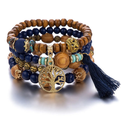 Ethnic Style Tassel Beaded Wholesale Bracelets