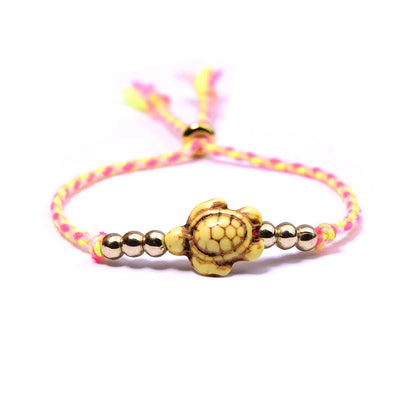 Ethnic Style Tortoise Cotton Thread Beaded Braid Women'S Bracelets