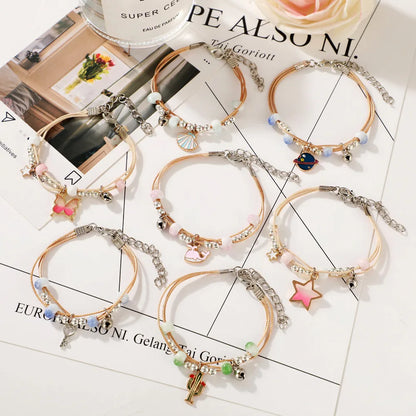 Ethnic Style Alloy Plating No Inlaid Couple Bracelets