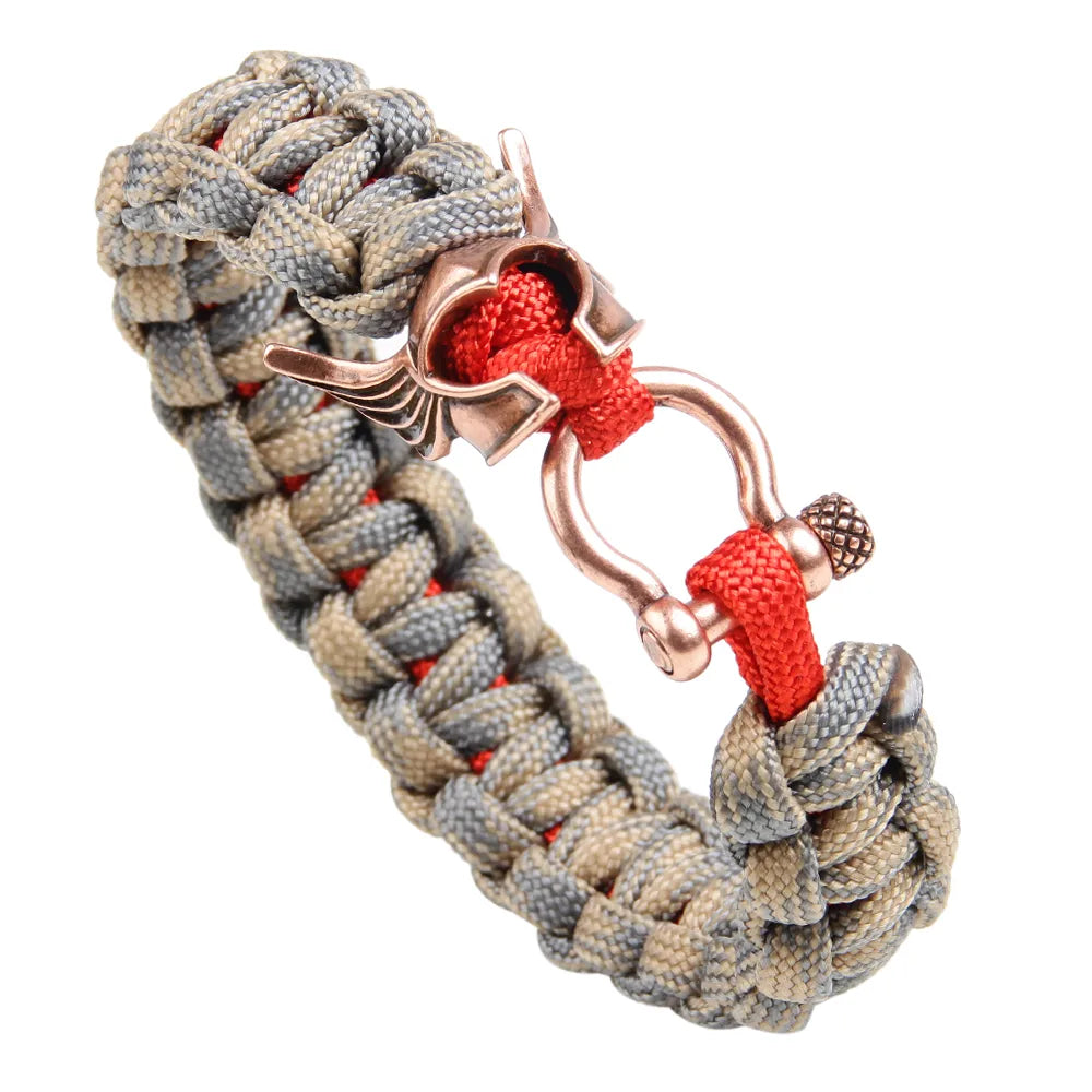 Ethnic Umbrella Rope Helmet Shield Bracelet Wholesale