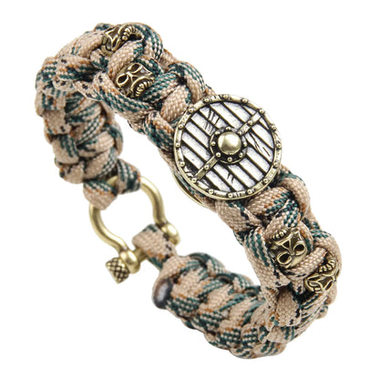 Ethnic Umbrella Rope Helmet Shield Bracelet Wholesale