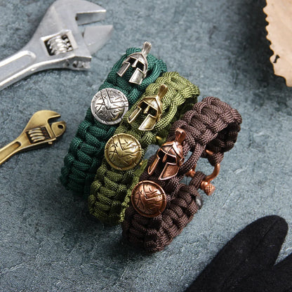 Ethnic Umbrella Rope Helmet Shield Bracelet Wholesale