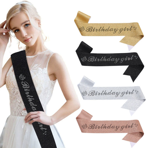 Etiquette Belt Glitter Cloth Sardine Material With Bronzing Printing And Hot Diamond Shoulder Strap