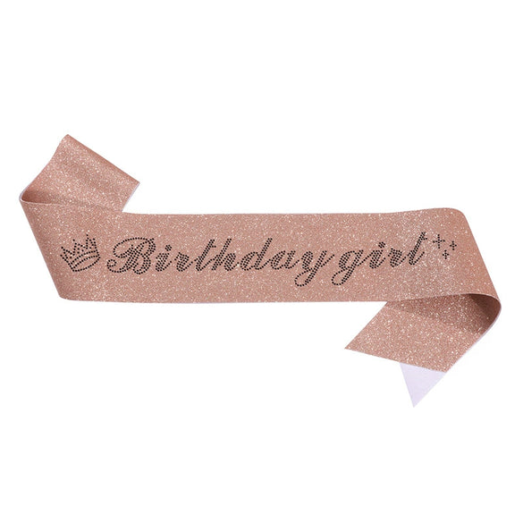 Etiquette Belt Glitter Cloth Sardine Material With Bronzing Printing And Hot Diamond Shoulder Strap