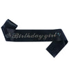 Etiquette Belt Glitter Cloth Sardine Material With Bronzing Printing And Hot Diamond Shoulder Strap