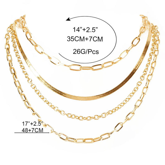 Fashion Geometric Alloy Aluminum Wholesale Necklace