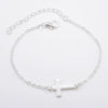 European And American Bracelet Fashion Simple Alloy Cross Bracelet Simple Bracelet Cross-Border Bracelet Women
