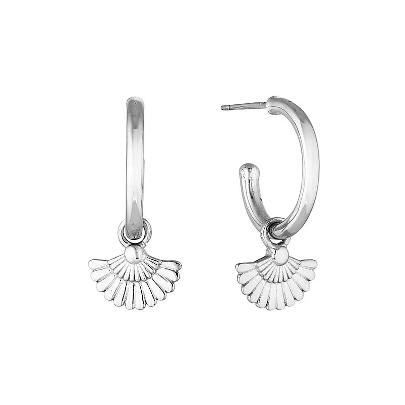 European And American Cross-Border Fashion Simple Fan-Shaped Earrings