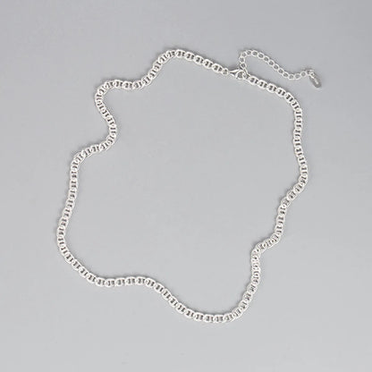 European And American Fashion Pig Nose Necklace Ins Special-Interest Design Fashion All-Match 925 Sterling Silver Japanese Clavicle Chain Female Factory