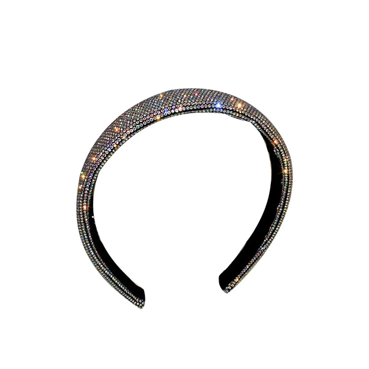 European And American Full Diamond Fashion Color Drill Press Hair Hoop