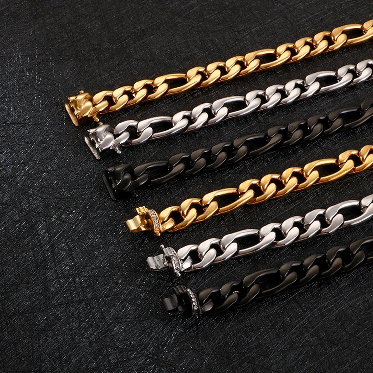 European And American Hip Hop 18k Gold Men's Bracelet Wholesale