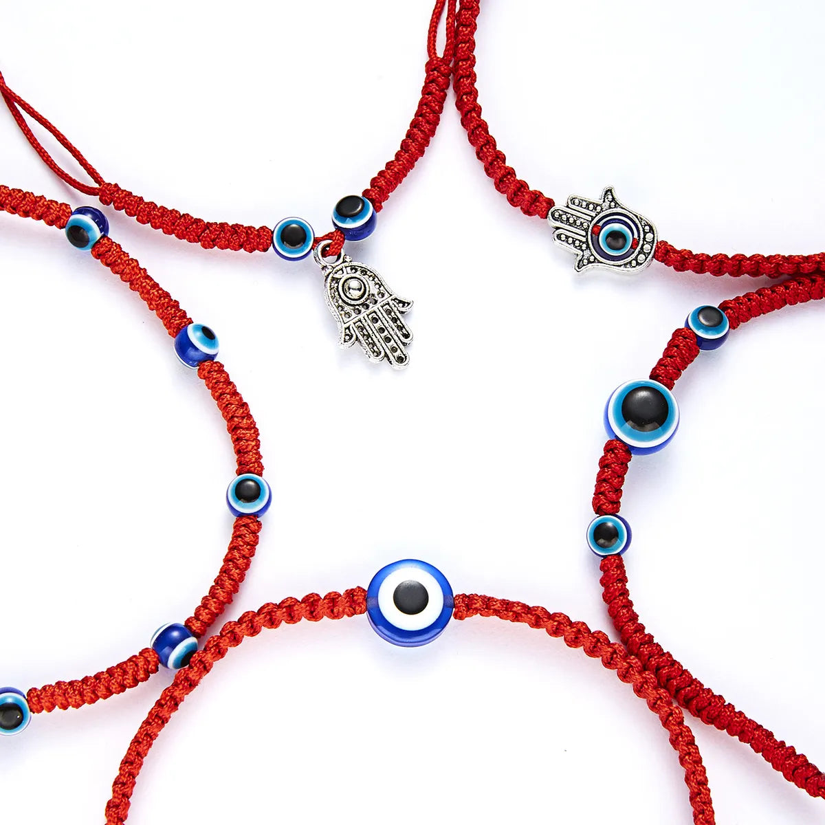 European And American New Blue Eyes Evil Eyes Red Rope Bracelet Wholesale