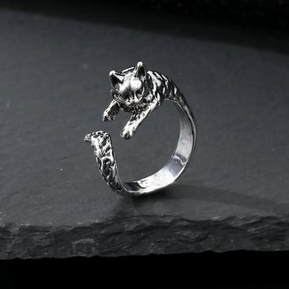 European And American Retro Animal Snake Owl Ring