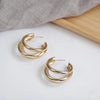 Simple Style Geometric Plating Alloy No Inlaid Earrings