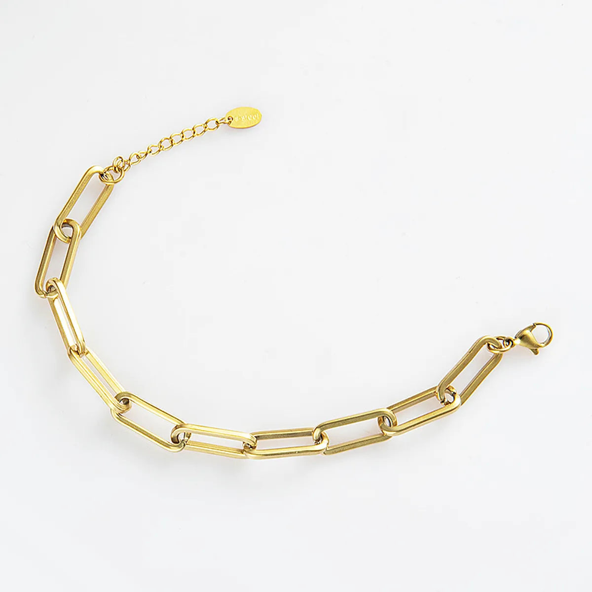 Fashion 304 Stainless Steel 18K Gold Plated No Inlaid Bracelets In Bulk