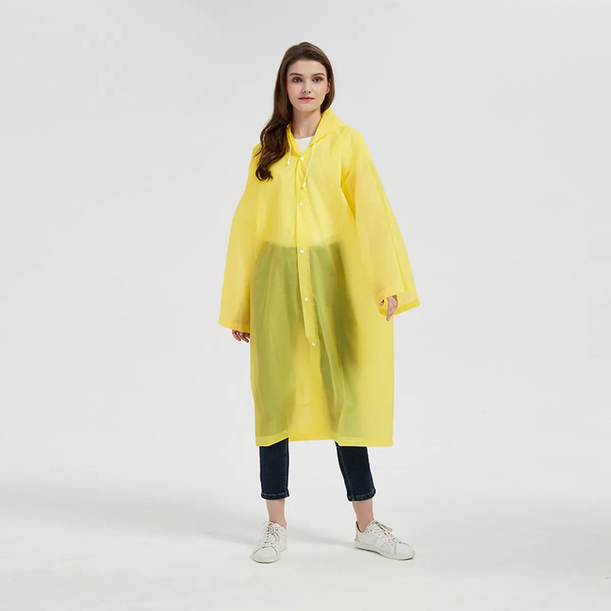 Eva Raincoat Long Men And Women Available Adult Single Coat Portable Outdoor Travel Poncho Factory Direct Supply