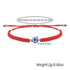 Evil Eye Geometric Braided Rope Adjustable Friendship Bracelet Electroplated