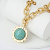 Exaggerated Bohemian Cross Shell Multilayer Alloy Necklace With Animals Zodiac Pattern And Electroplating Treatment