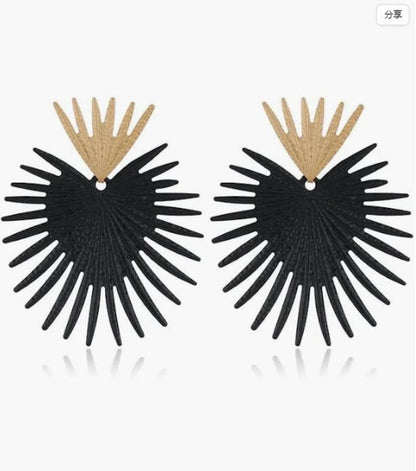 Exaggerated Fashion Geometric Plating Alloy Earrings