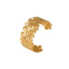 Exaggerated Flower Petal Opening Bracelet 316L Stainless Steel 18K Gold Plated