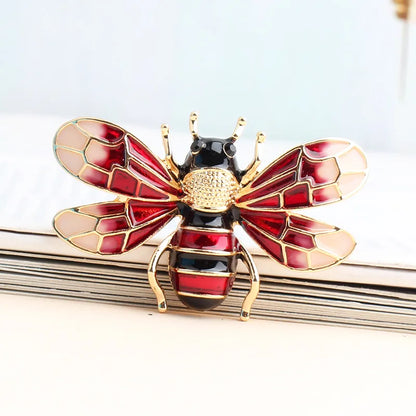 Exaggerated Funny Bee Alloy Unisex Brooches