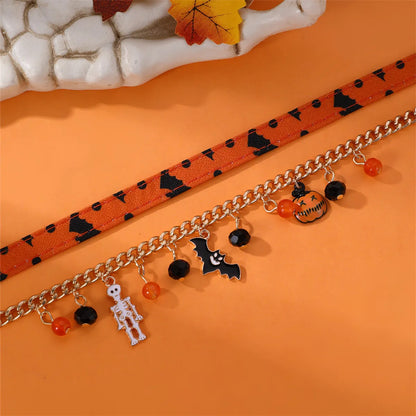 Exaggerated Funny Halloween Pattern Alloy Halloween Women's Layered Necklaces