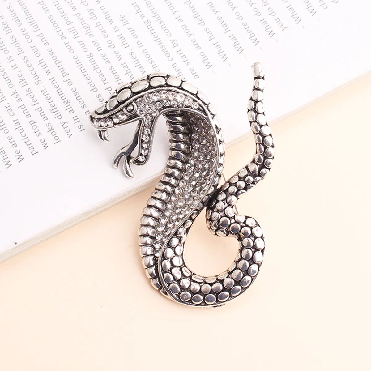 Exaggerated Funny Snake Alloy Unisex Brooches