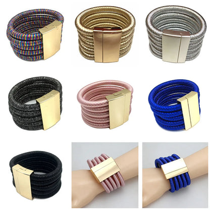 Exaggerated Geometric Alloy Wholesale Wide Bracelet Bangle