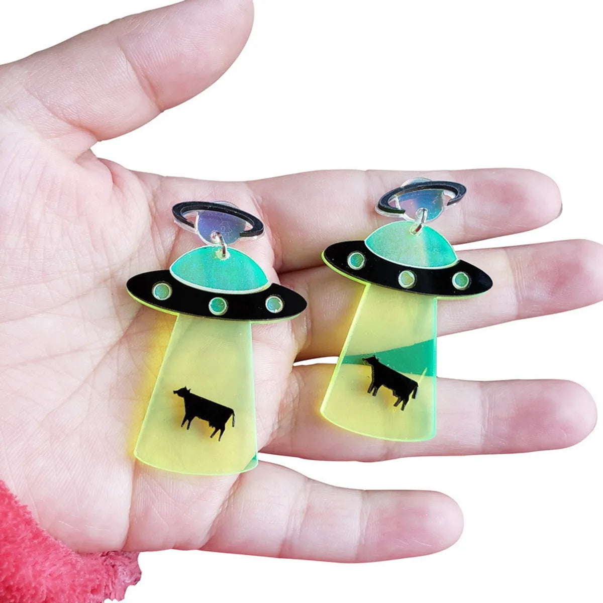 Exaggerated Geometric Arylic Women'S Drop Earrings