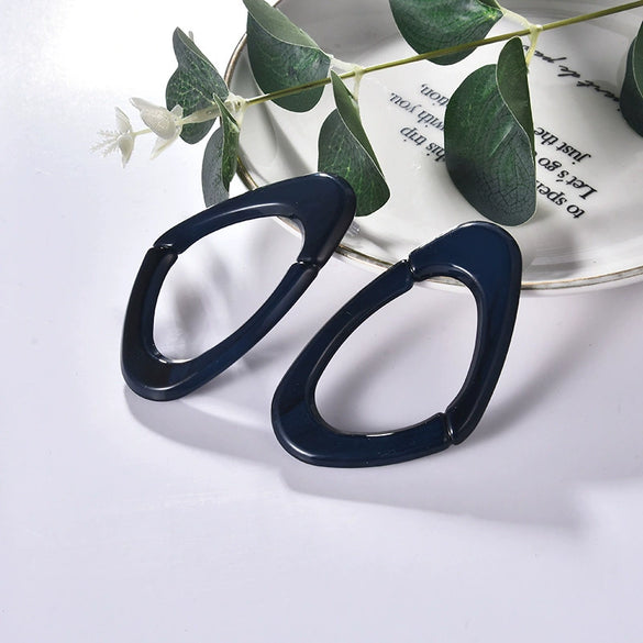 Exaggerated Geometric Long Earrings In Acrylic Creative And Original Design