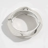 Exaggerated Geometric Metal Facet Electroplated Bracelet With Personality Design