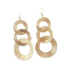 Exaggerated Geometric Multi Layer Circle Earrings In Electroplated Alloy For Women And Men Trendy Dangle Statement Ear Jewelry