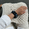 Exaggerated Geometric Resin Handmade Splicing Elastic Bracelet