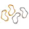 Exaggerated Geometric Stainless Steel Electroplated Women's Earrings