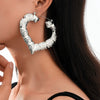 Exaggerated Golden Circle Hiphop Street Dance Earrings Earrings Oversized Bamboo Earrings